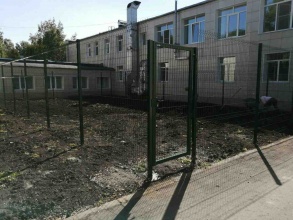3D заборы для школы 15 метров фото в Краснозаводске